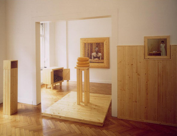 InstallationVielHolz_Goudatisch_1999